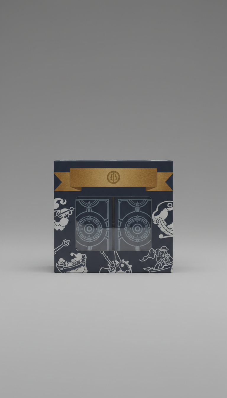 One Piece TCG display box, Default angle is a straight-on or subtle 3/4 view for boxes/displays; cards are shot flat or...