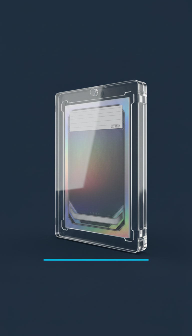 Alternate angle view of Crystal-Clear Acrylic Standard Case