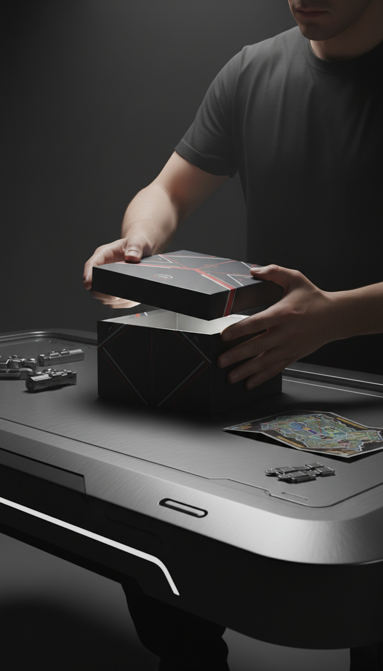 Numbered Matte Collector Box in use