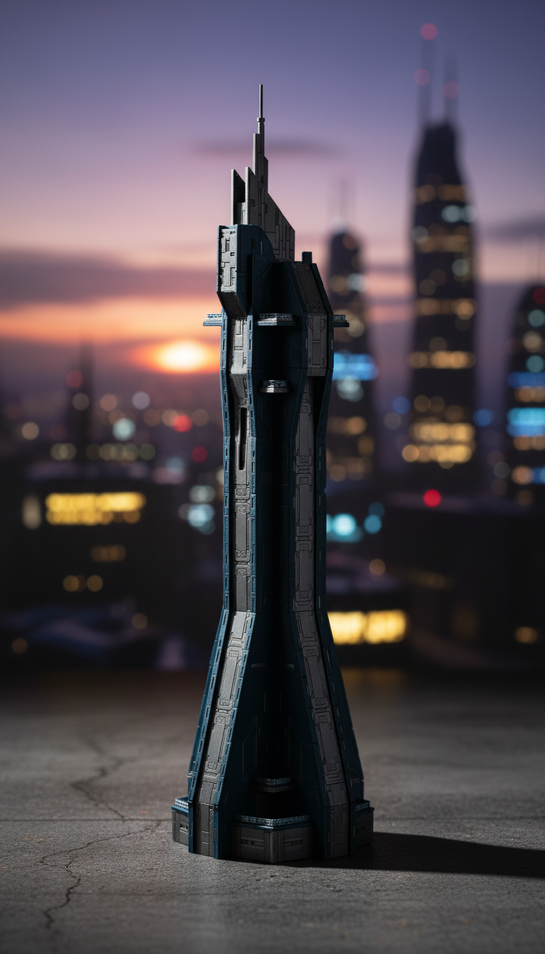 Architectural Landmark Model Kit in a new setting