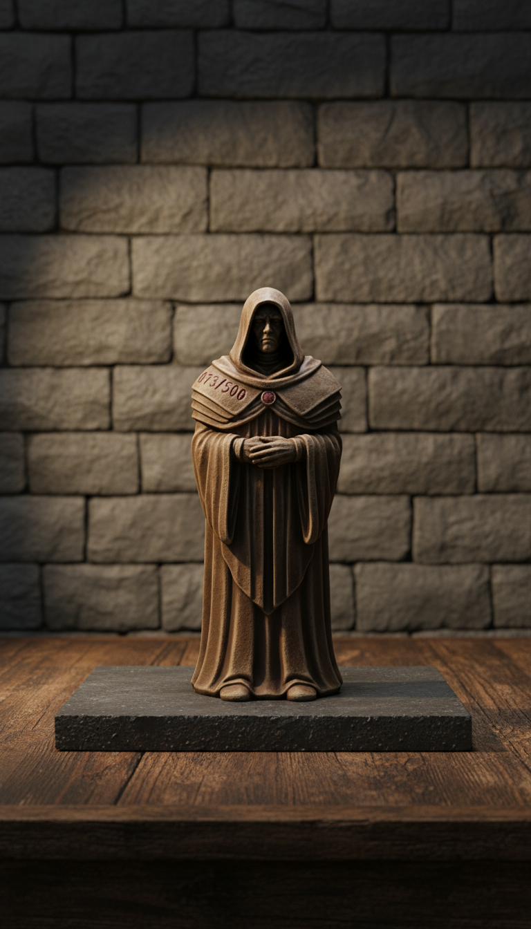 Requiem of the Watcher Resin Figure in a new setting