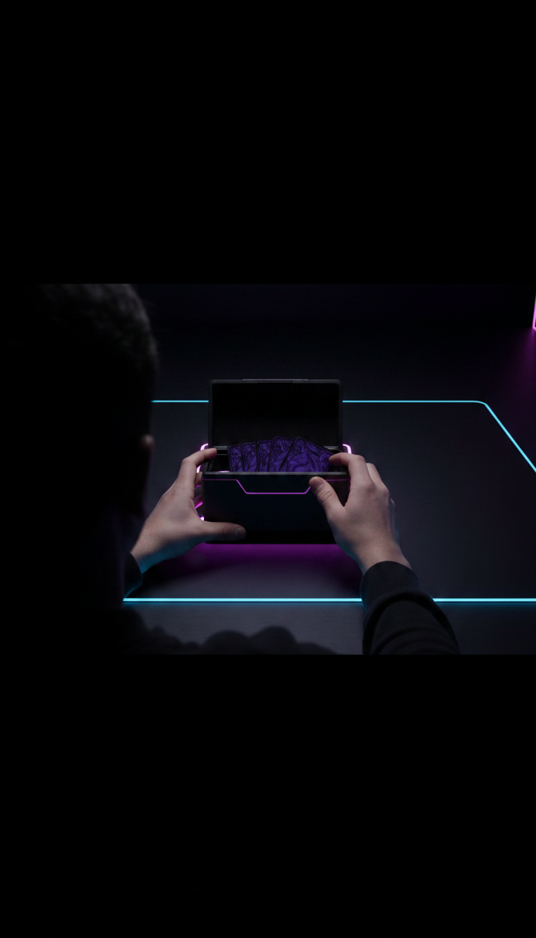 Shadow black deck box in use