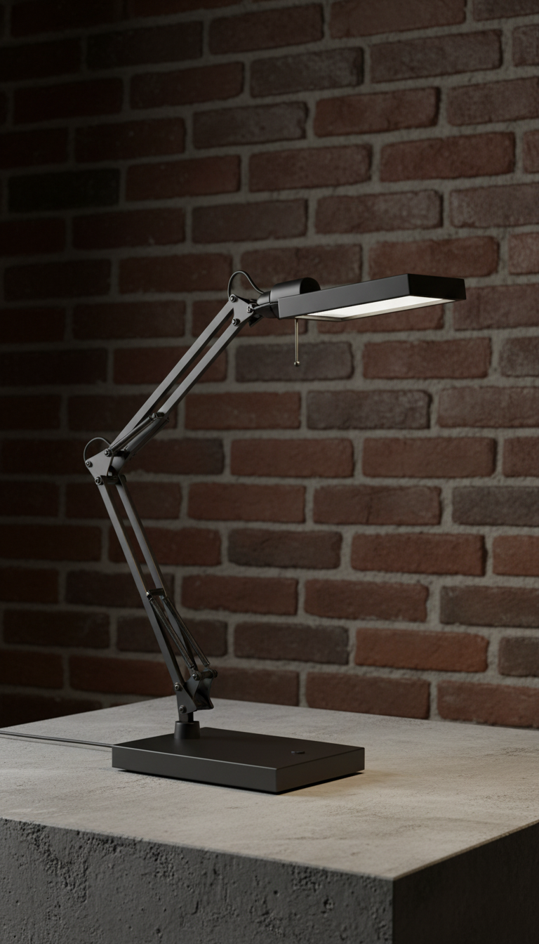 Matte dimmable LED desk lamp in a new setting